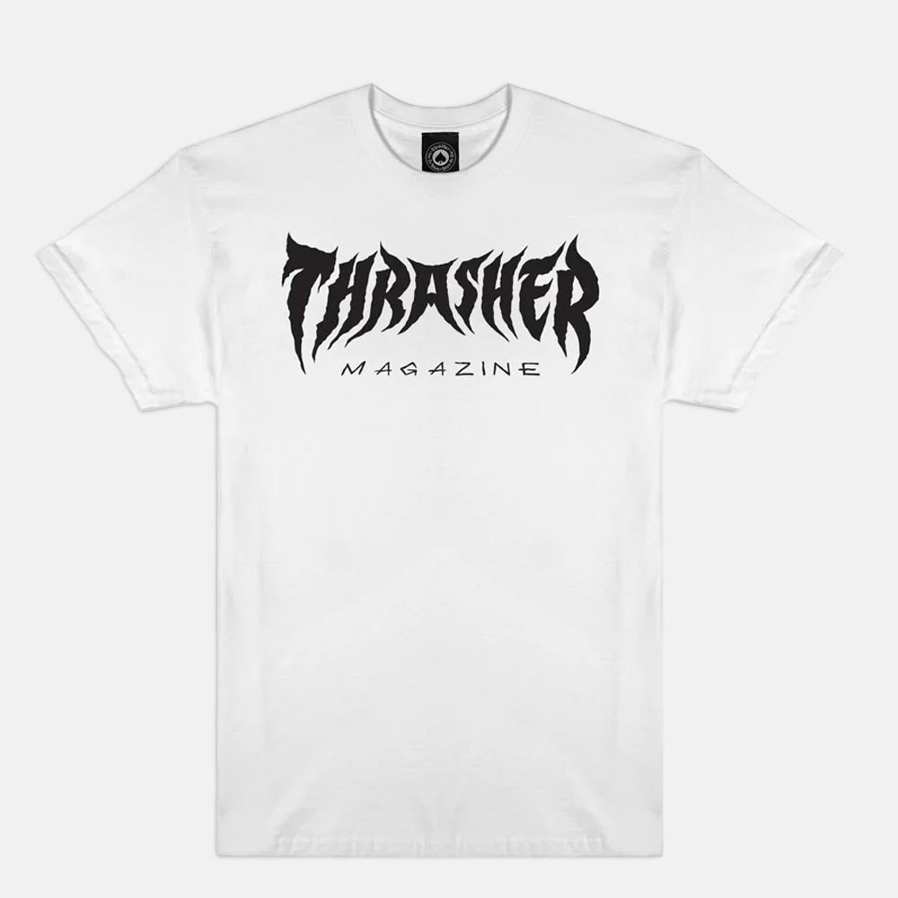 Thrasher Magazine - Metal T-Shirt - White