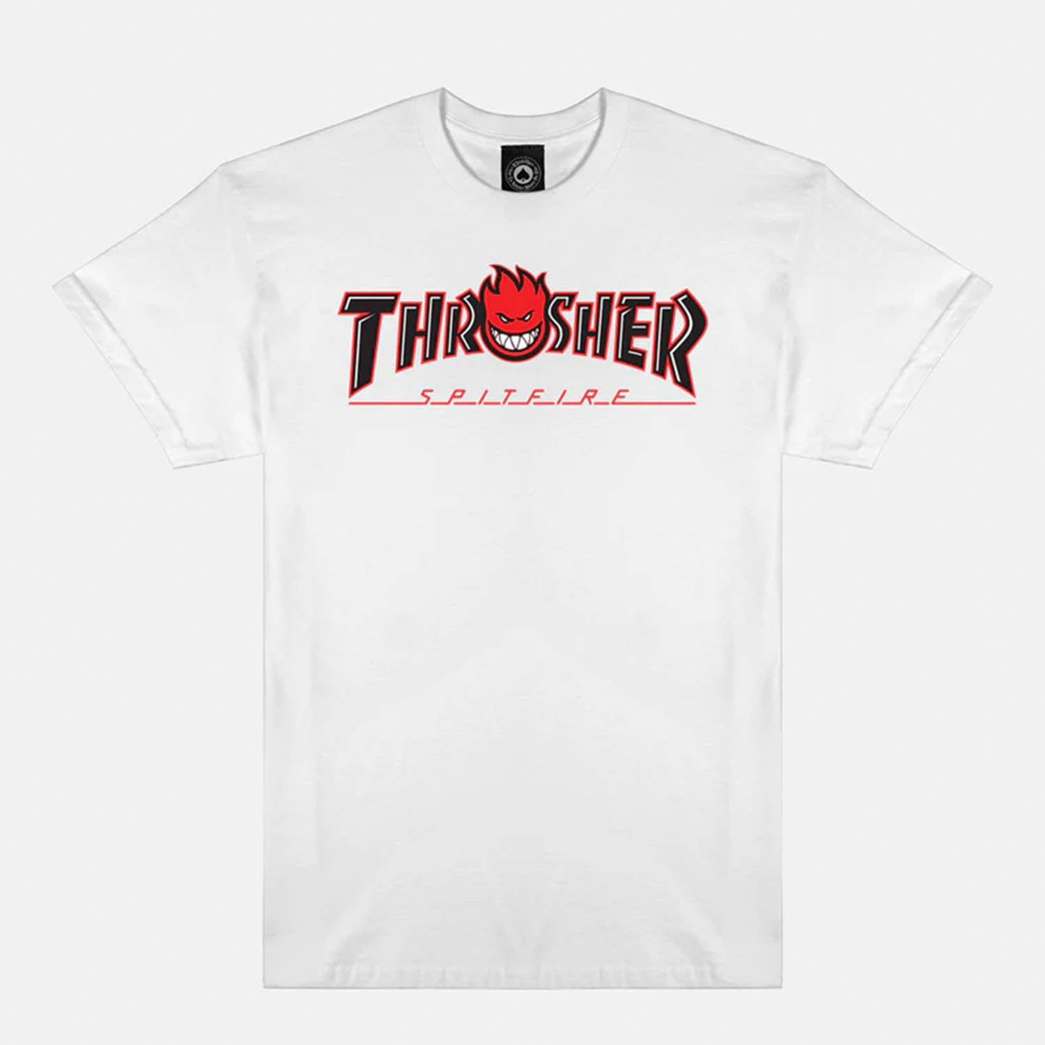 Thrasher Magazine - Spitfire Big Head Outline T-Shirt - White
