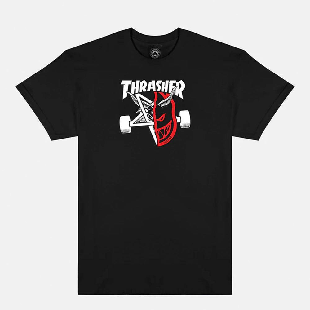 Thrasher Magazine - Spitfire Thrash & Burn T-Shirt - Black