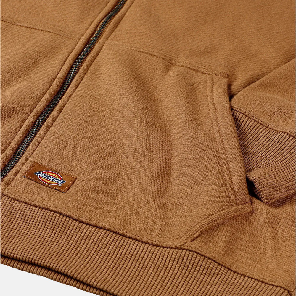 Dickies - Thrasher X Dickies Zip Hooded Sweatshirt - Brown Duck
