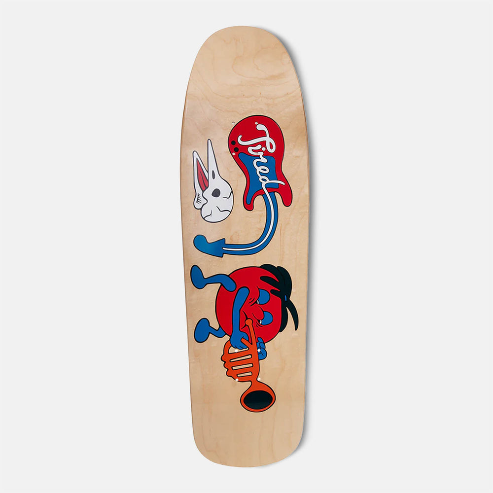 Tired - 9.2" Music Wanderer Skateboard Deck - Wood Stain