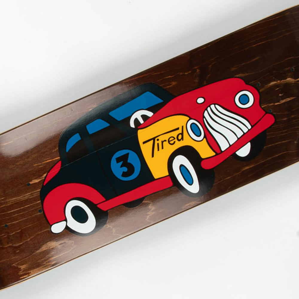 Tired - 8.25" Old Mobil Skateboard Deck - Various Stains