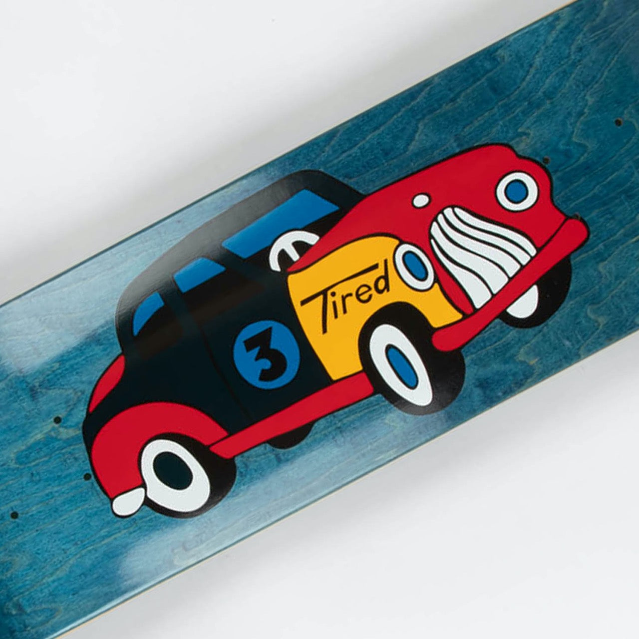 Tired - 8.25" Old Mobil Skateboard Deck - Various Stains
