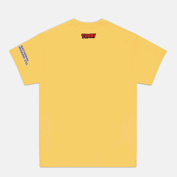 The National Skateboard Co. - TOMMY 'FRANK' T-SHIRT - GOLD