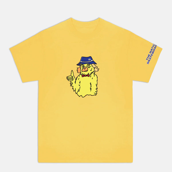 The National Skateboard Co. - TOMMY 'FRANK' T-SHIRT - GOLD