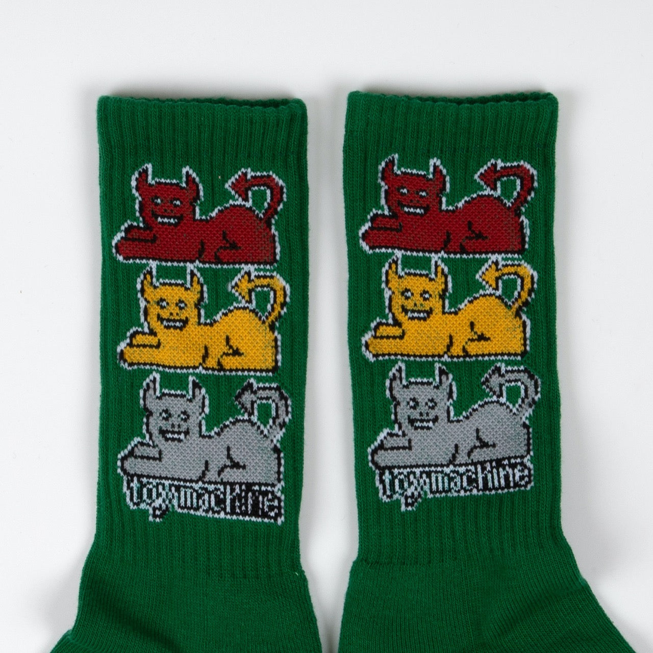 Toy Machine - Triple Cat Socks - Green