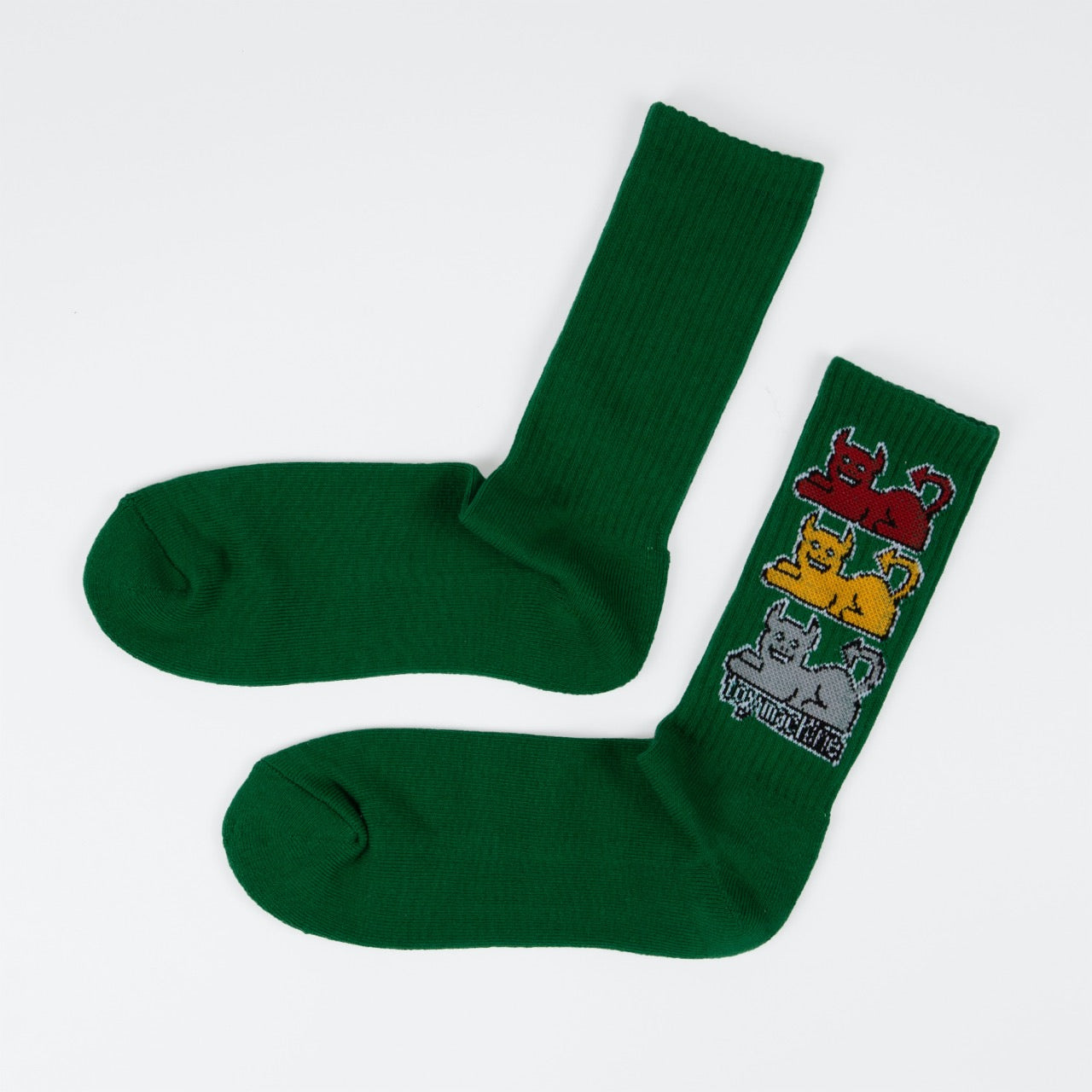 Toy Machine - Triple Cat Socks - Green