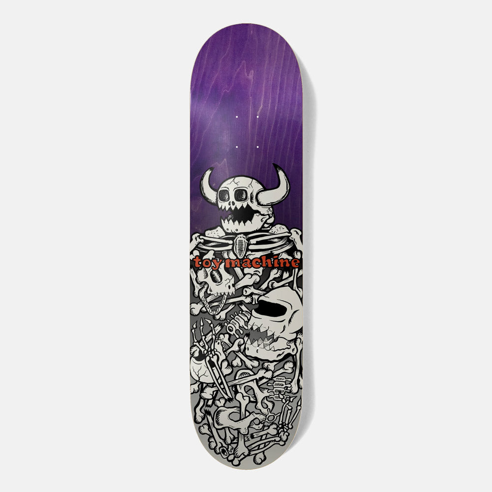 Toy Machine - 8.5" Dead Monster Skateboard Deck (Purple Stain)
