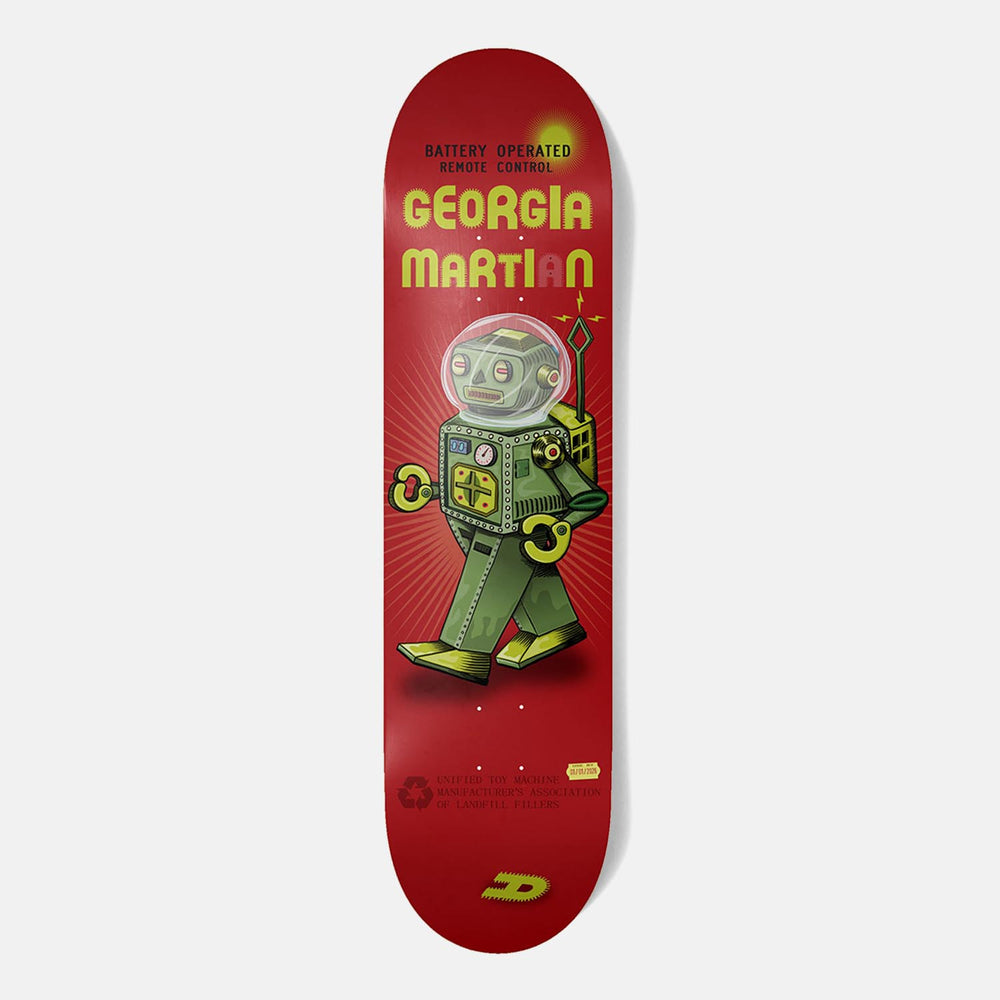 Toy Machine - 8.25" Georgia Martin Robot Skateboard Deck