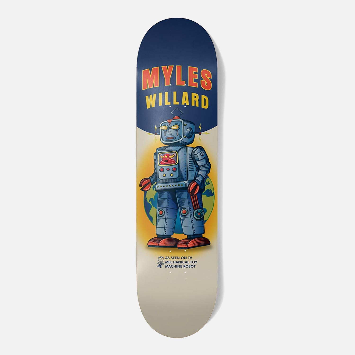 Toy Machine - 8.13" Myles Willard Robot Skateboard Deck
