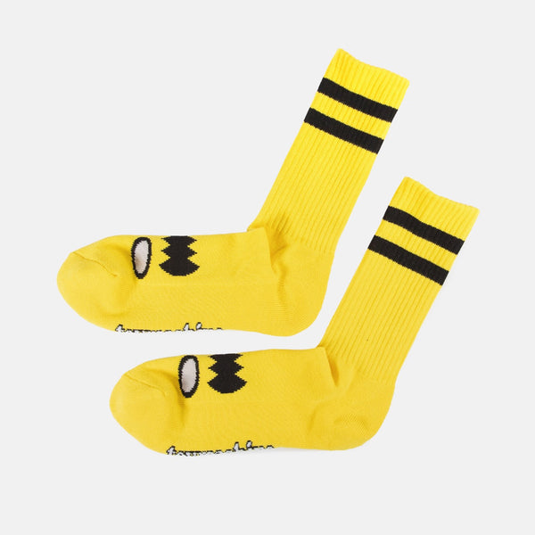 Toy Machine - Monster Face Socks - Yellow