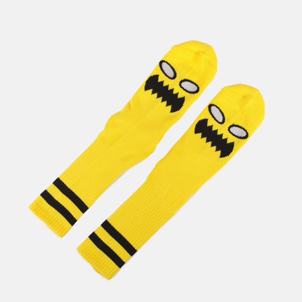 Toy Machine - Monster Face Socks - Yellow