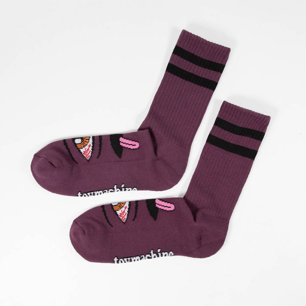 Toy Machine - Bloodshot Eye Socks - Eggplant