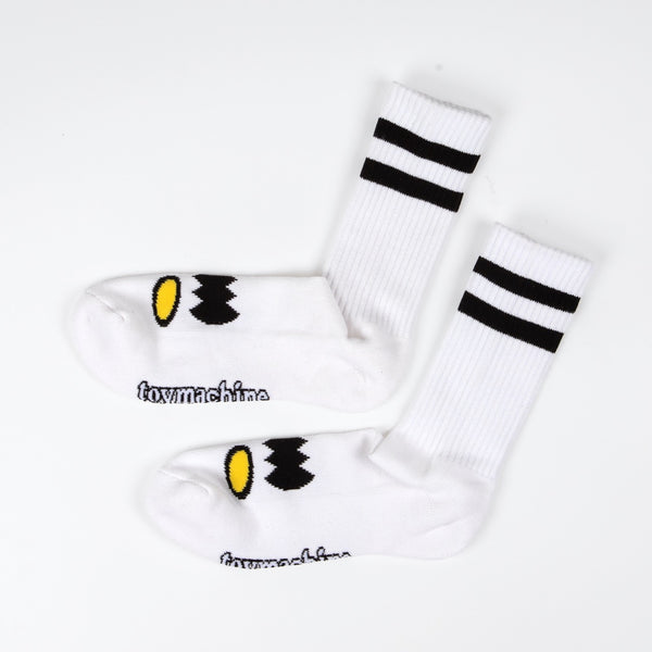 Toy Machine - Monster Face Socks - White