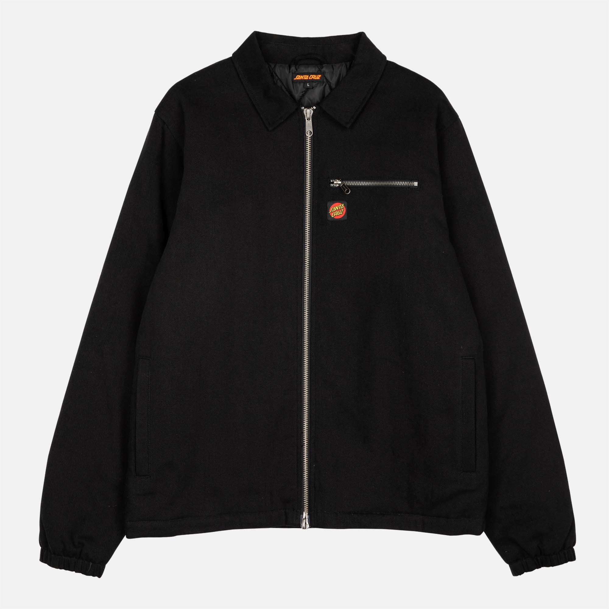 Santa Cruz Truman Jacket Black Welcome Skate Store