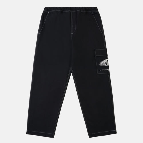 Come Sundown - Twist Pants - Black