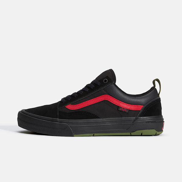 Vans - Atiba Old Skool Wafflecup Shoes - Black / Green / Red