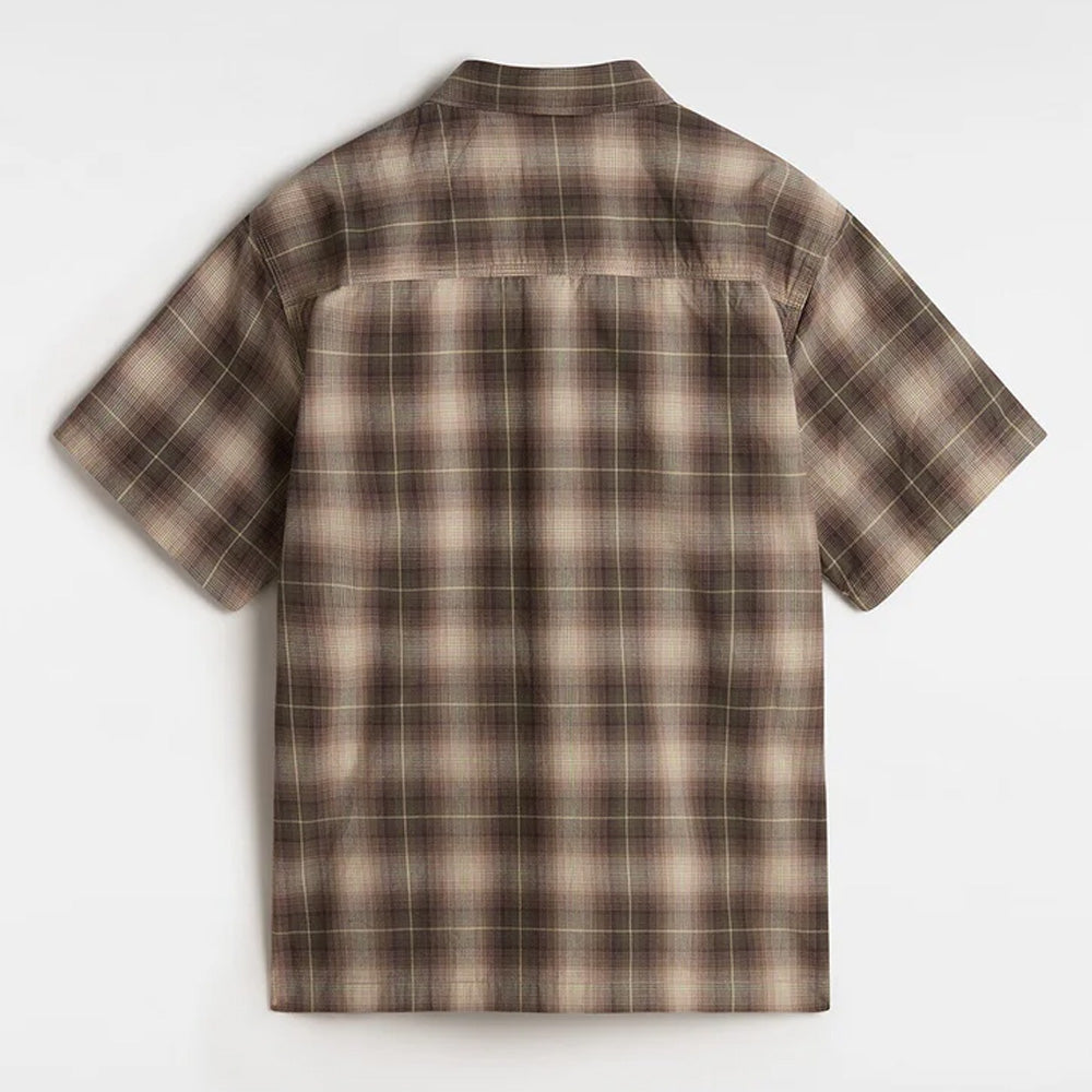 Vans - Skate Plaid Short Sleeve Shirt - Walnut