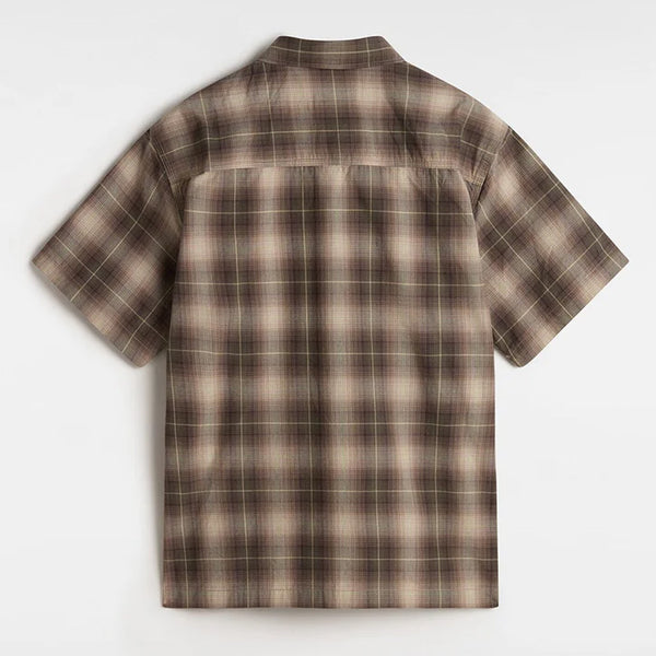 Vans - Skate Plaid Short Sleeve Shirt - Walnut