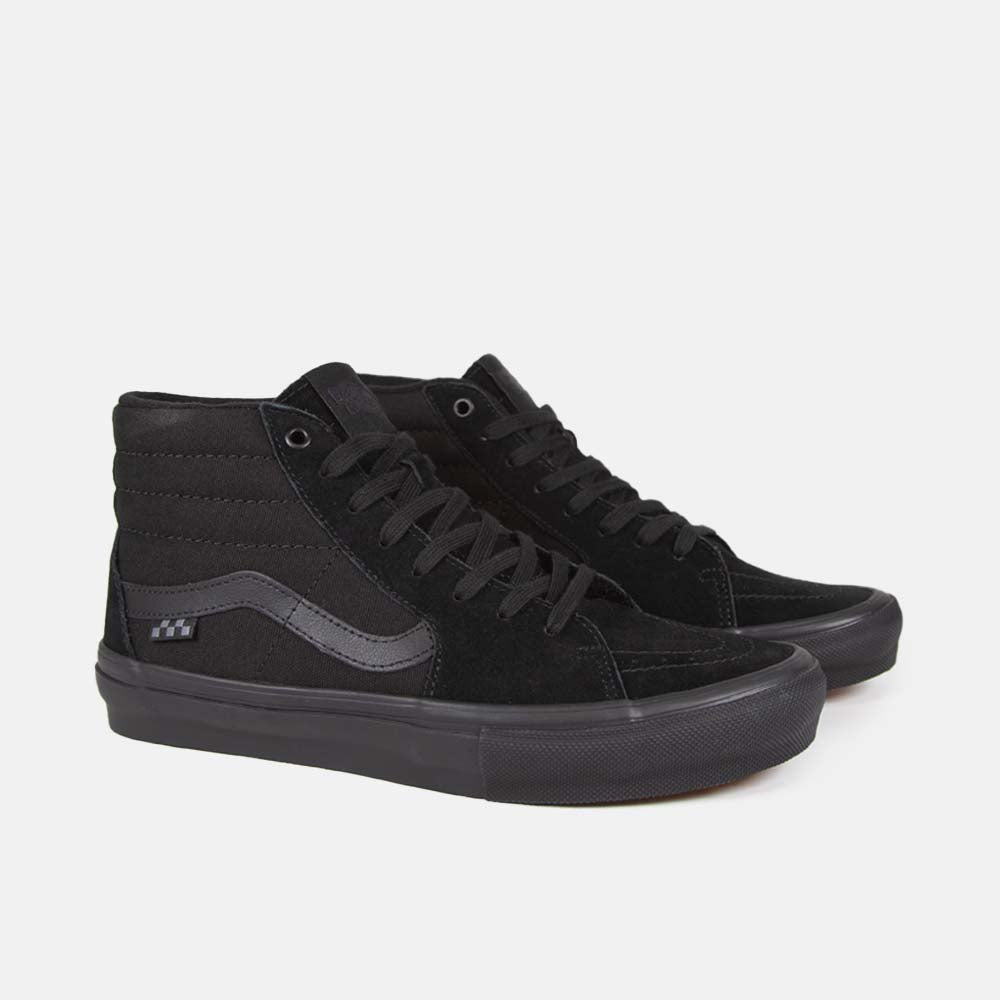 Vans - Skate Sk8-Hi Shoes - Black / Black