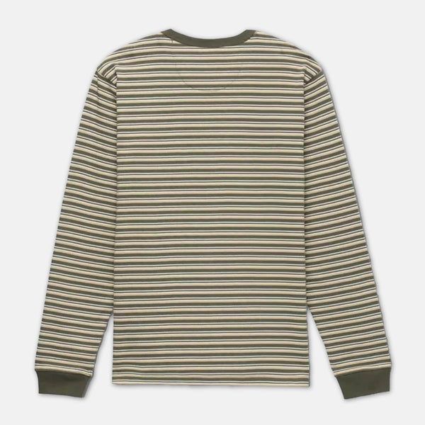 Vans - Awbrey Striped Longsleeve T-Shirt - Green