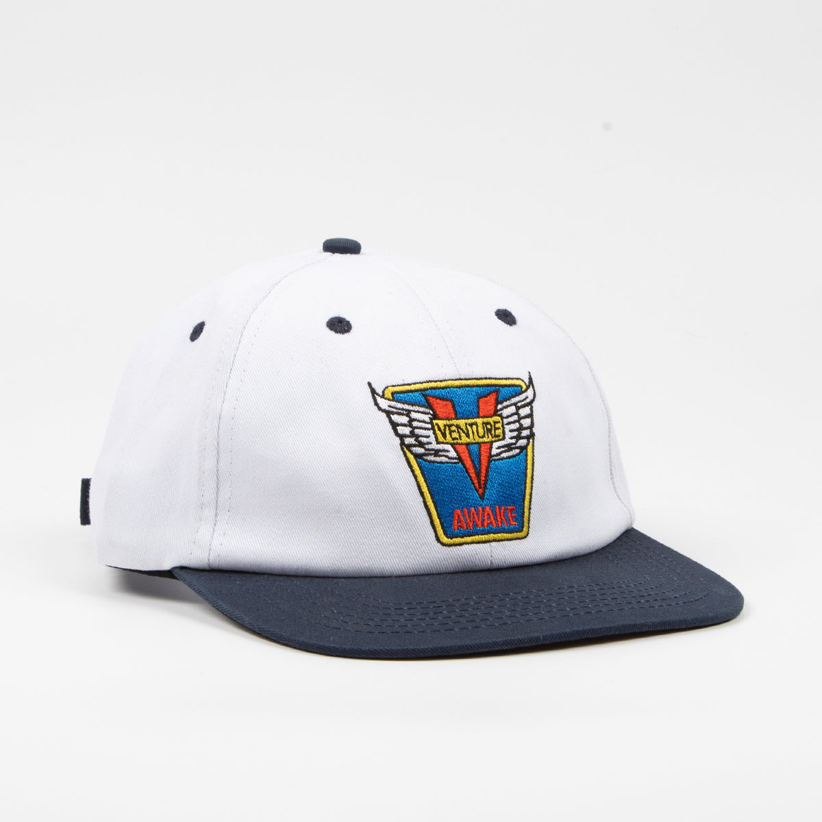 Venture Trucks - Venture Awake Strapback Cap - White / Navy