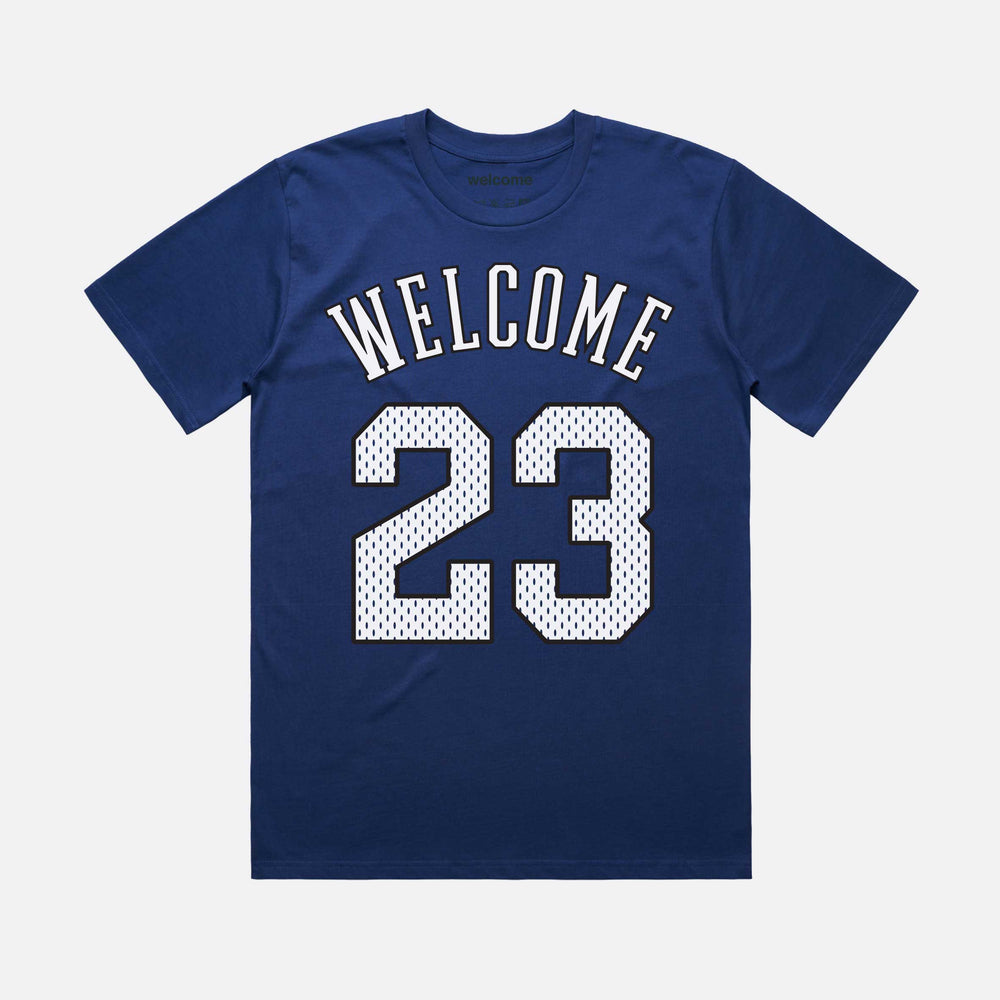 Welcome Skate Store - XXIII T-Shirt - Navy / White