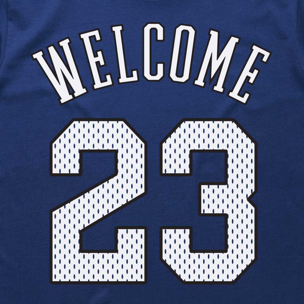 Welcome Skate Store - XXIII T-Shirt - Navy / White