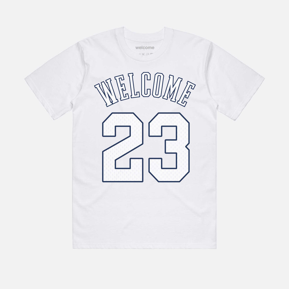 Welcome Skate Store - XXIII T-Shirt - White / Navy