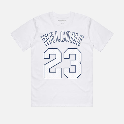Welcome Skate Store - XXIII T-Shirt - White / Navy