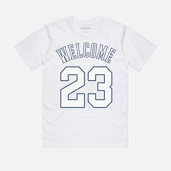 Welcome Skate Store - XXIII T-Shirt - White / Navy