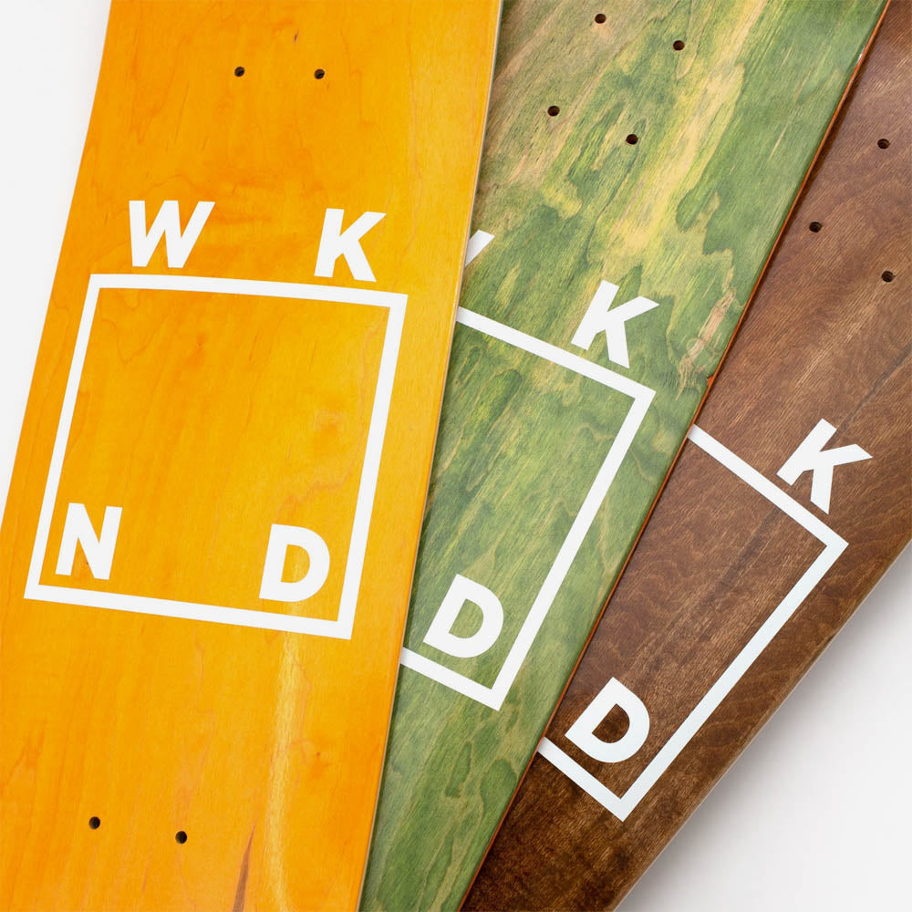 WKND Skateboards - 8.0" Logo Skateboard Deck - Assorted Stains