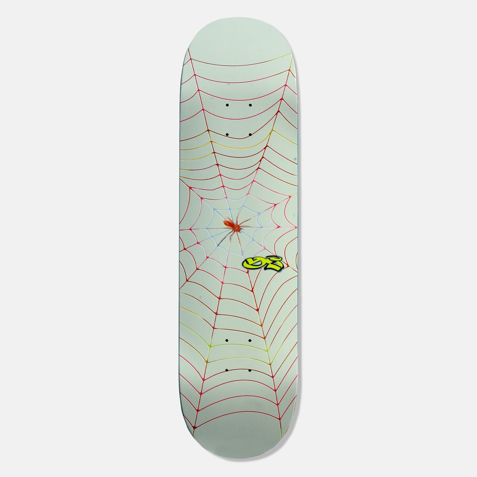 Yardsale - 8.5" Spider Web Skateboard Deck (Grey)