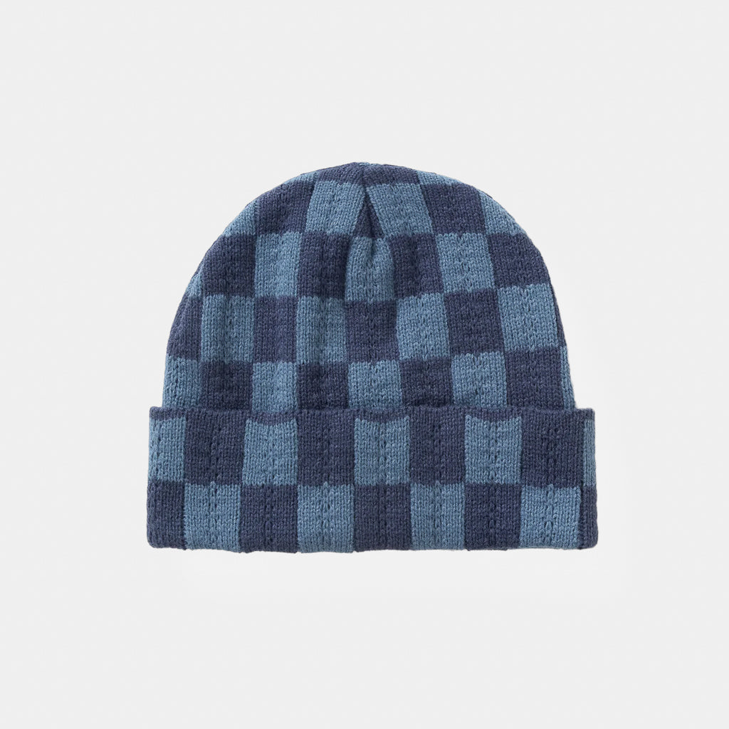 Service Works - Chunky Check Beanie - Navy