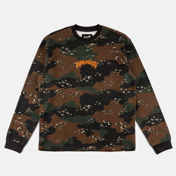 Welcome Skateboards - Covert Thermal  Longsleeve T-Shirt - Camo