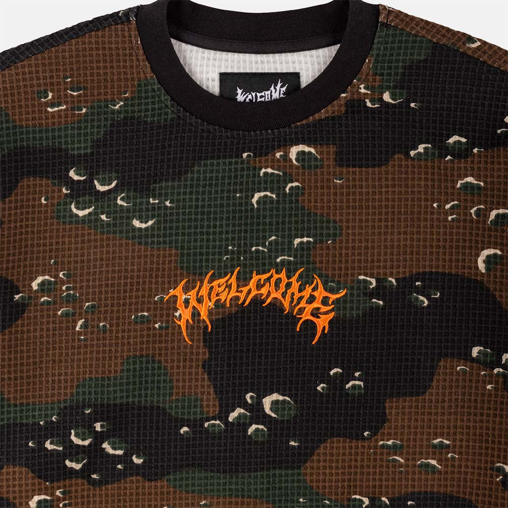 Welcome Skateboards - Covert Thermal Longsleeve T-Shirt - Camo