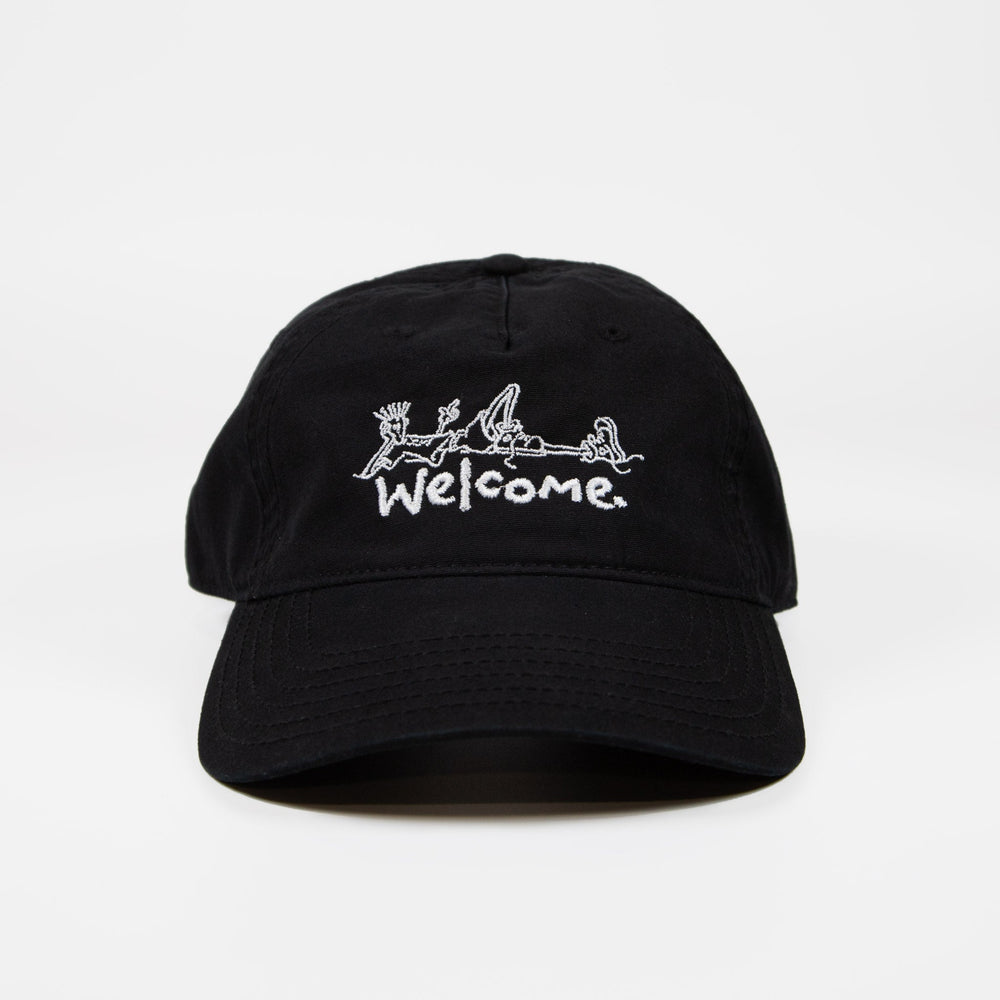 Welcome Skate Store Relax Black Cap