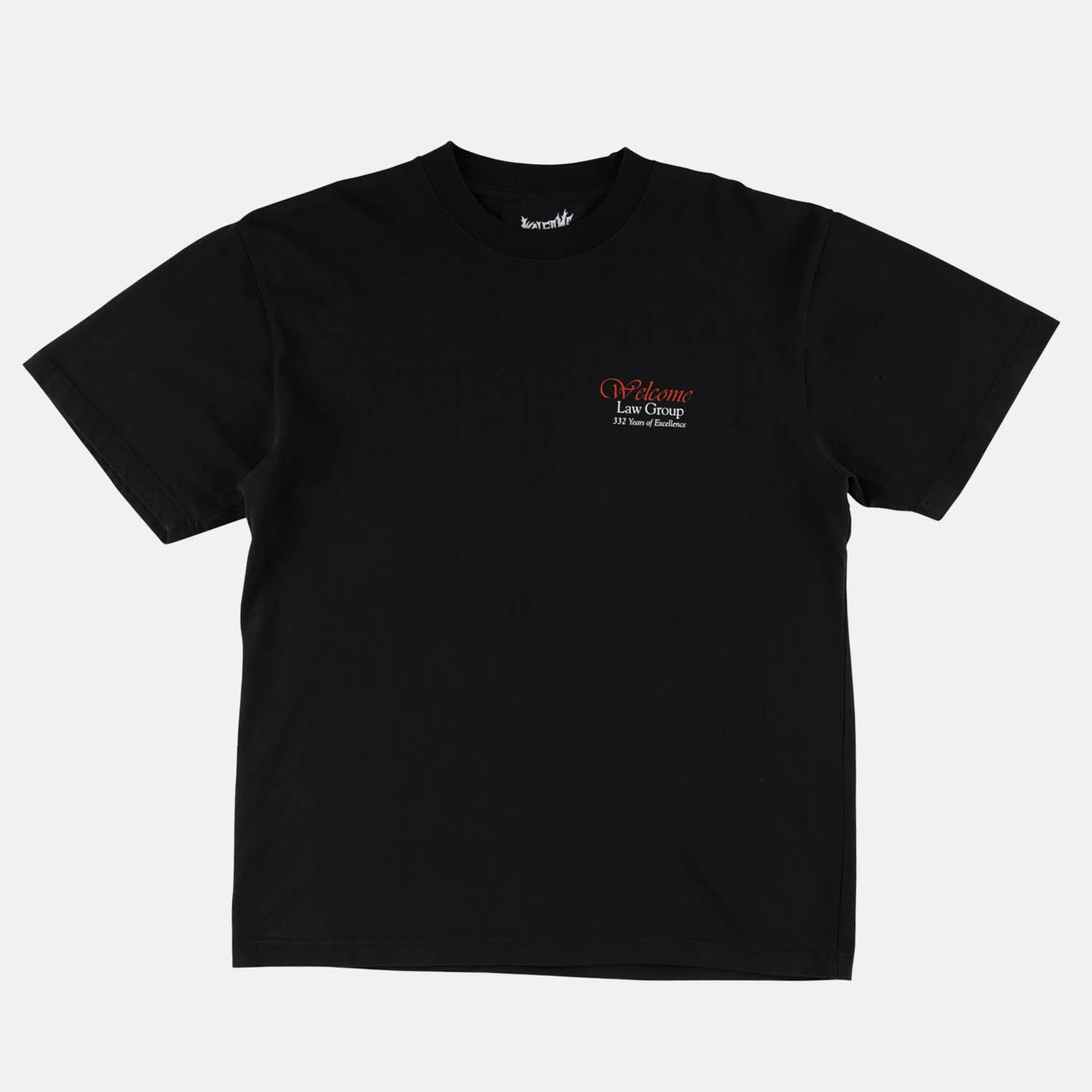 Welcome Skateboards - Defence Boxy-Garment-Dyed T-Shirt - Black