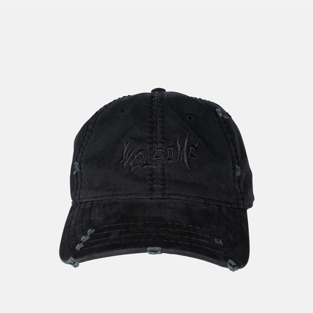 Welcome Skateboards - Distressed Vamp Cap - Black