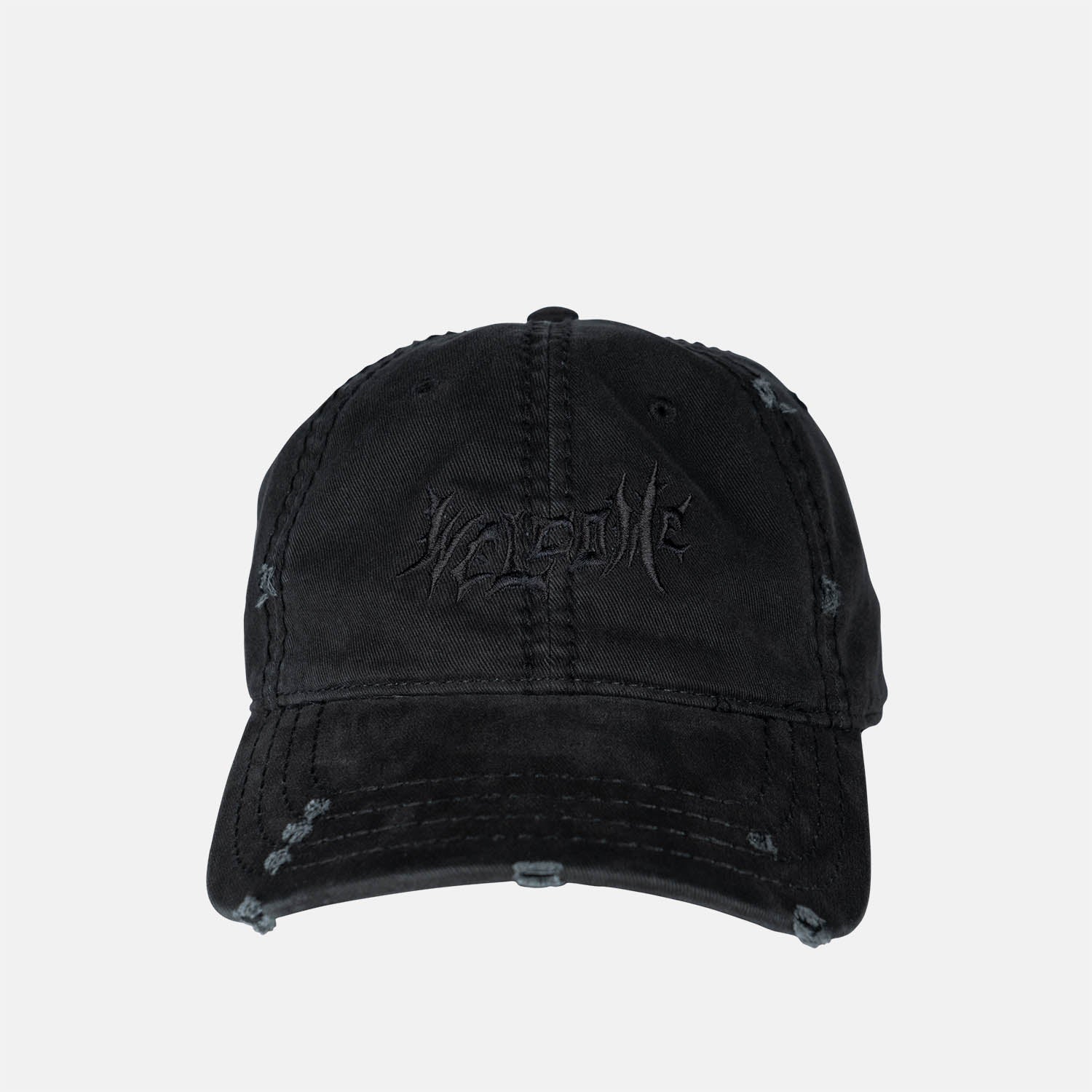 Welcome Skateboards - Distressed Vamp Cap - Black