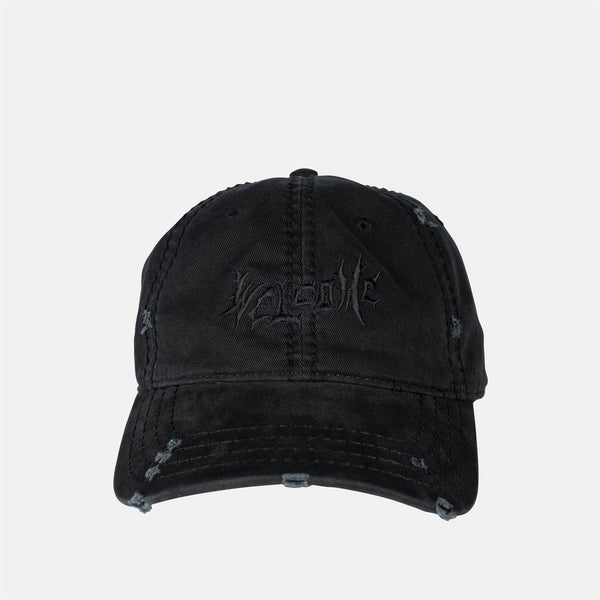 Welcome Skateboards - Distressed Vamp Cap - Black