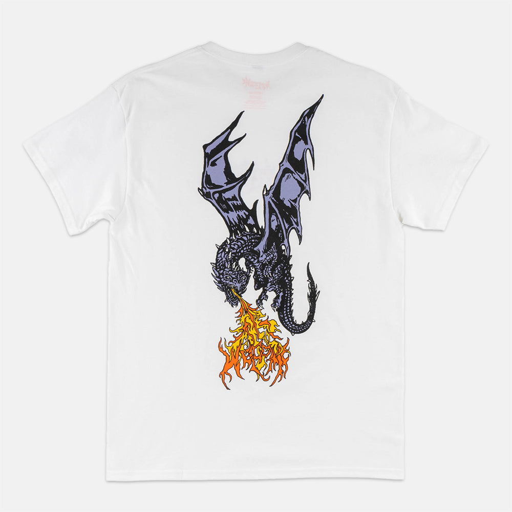 Welcome Skateboards - Firebreather T-Shirt - White