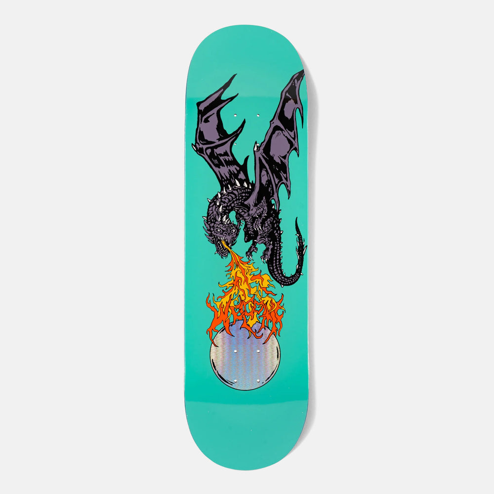 Welcome Skateboards - 9.0" Firebreather On Popsicle Skateboard Deck - Teal