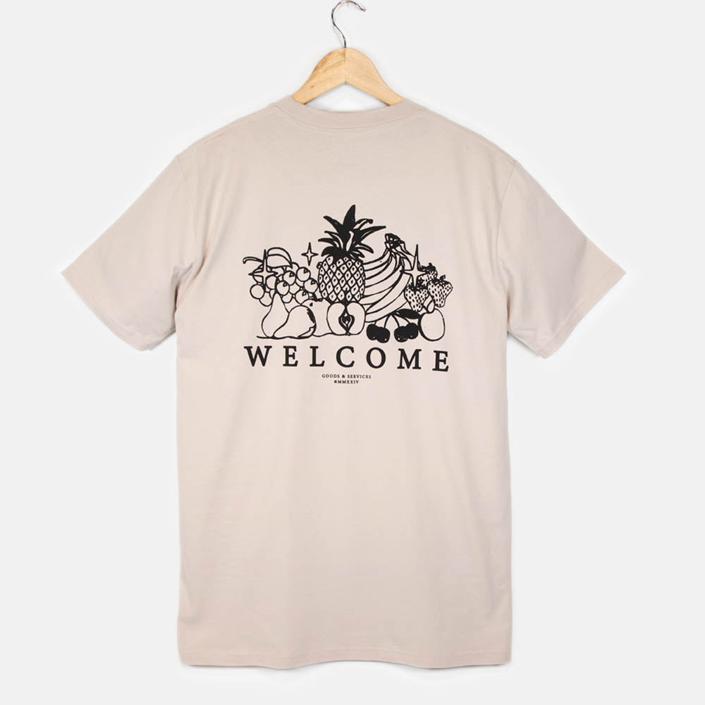 Welcome Skate Store - Fruity T-Shirt - Bone