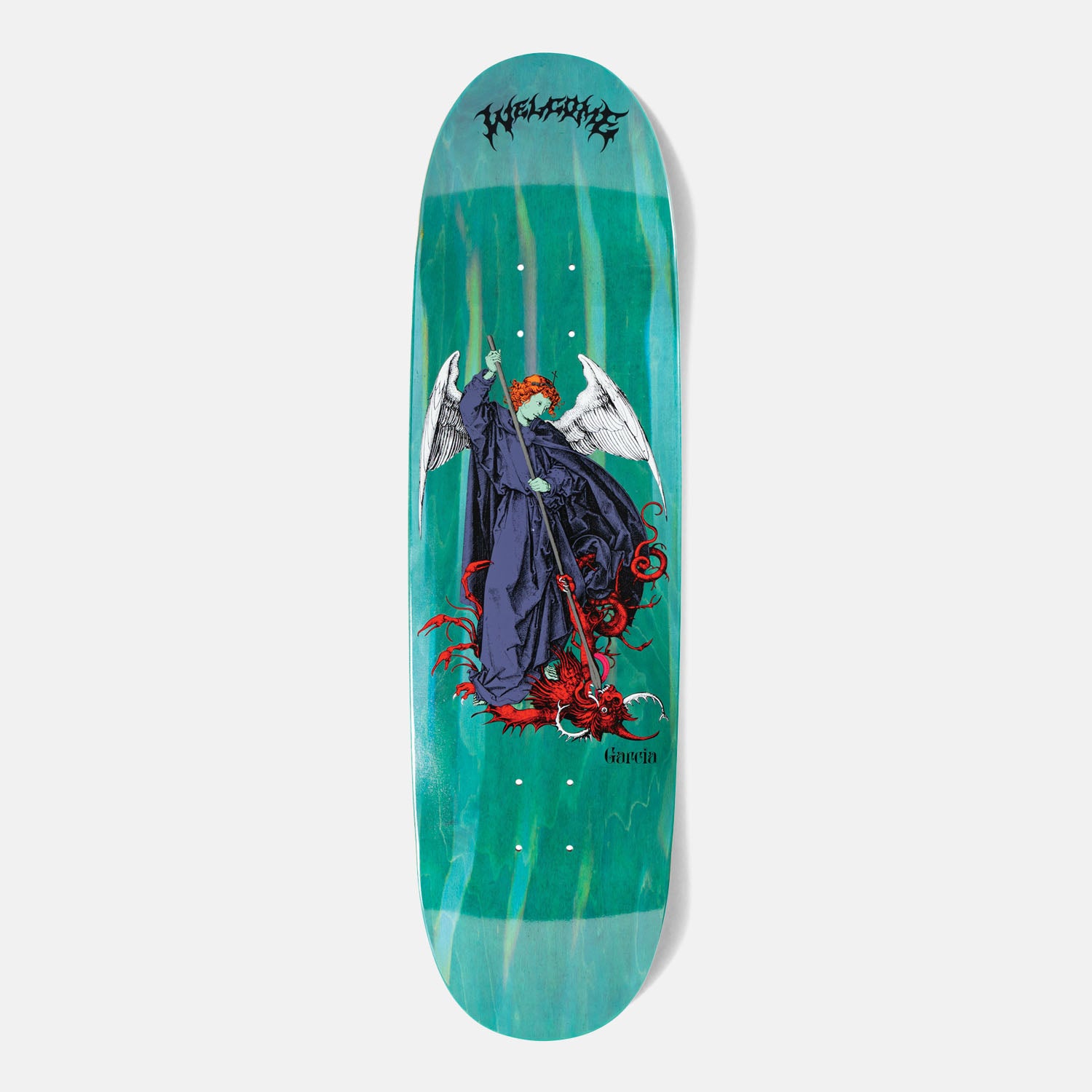 Welcome Skateboards - 9.0" Nick Garcia Spear Son Of Boline Skateboard Deck - Teal