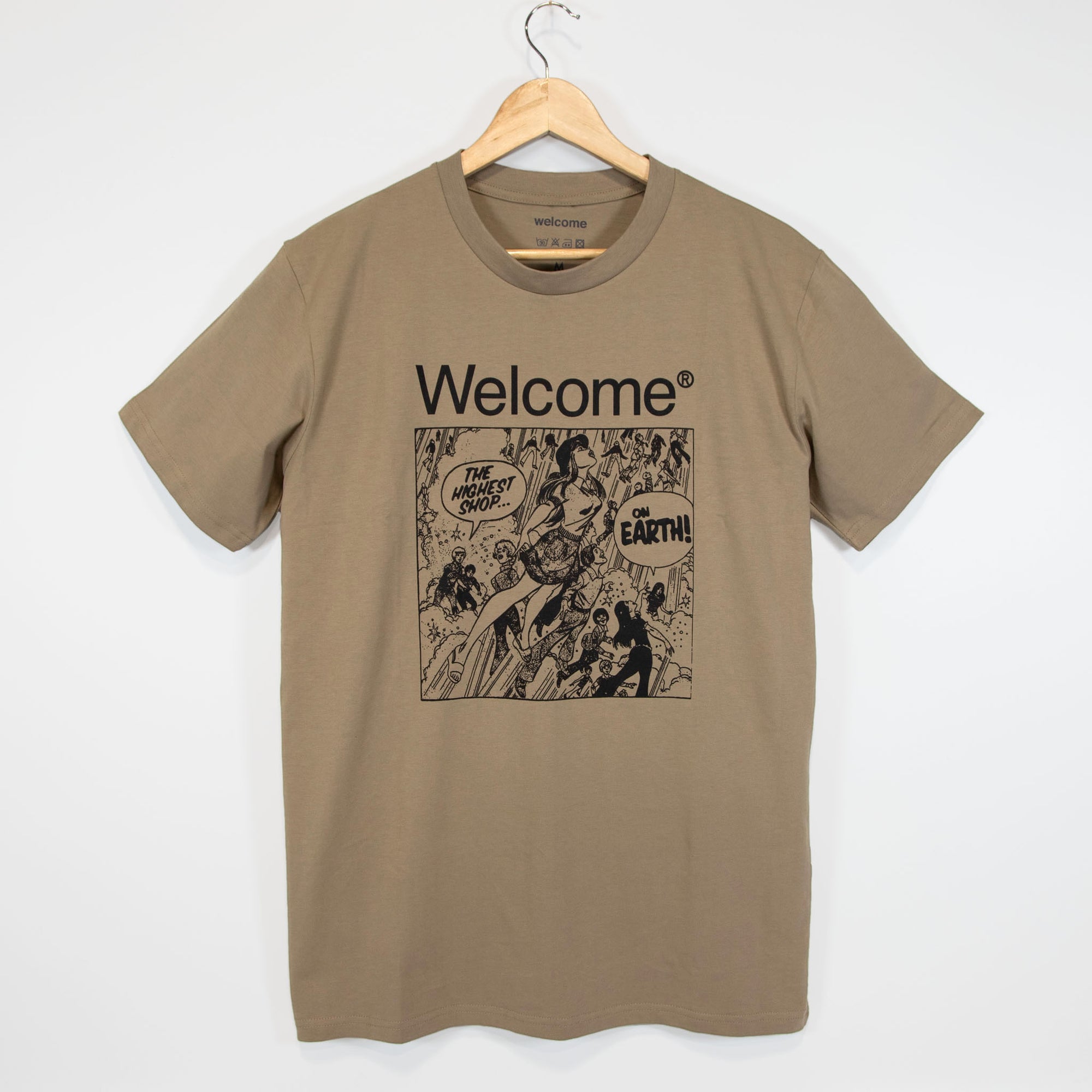 Welcome Skate Store - Highest T-Shirt - Sand