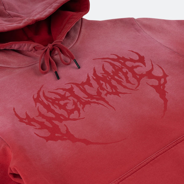 Welcome Skateboards - Phantom Sun Fade Hooded Sweatshirt - Red Fade