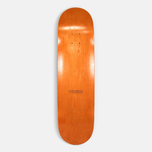 Welcome Skate Store - 8.125” Laser Skateboard Deck (Orange)