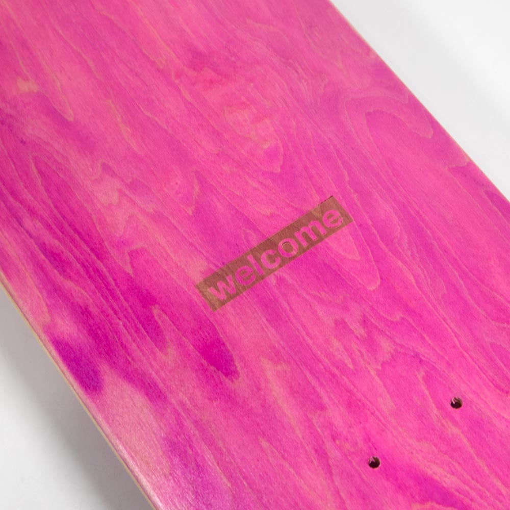 Welcome Skate Store - 8.0” Laser Skateboard Deck (Pink)