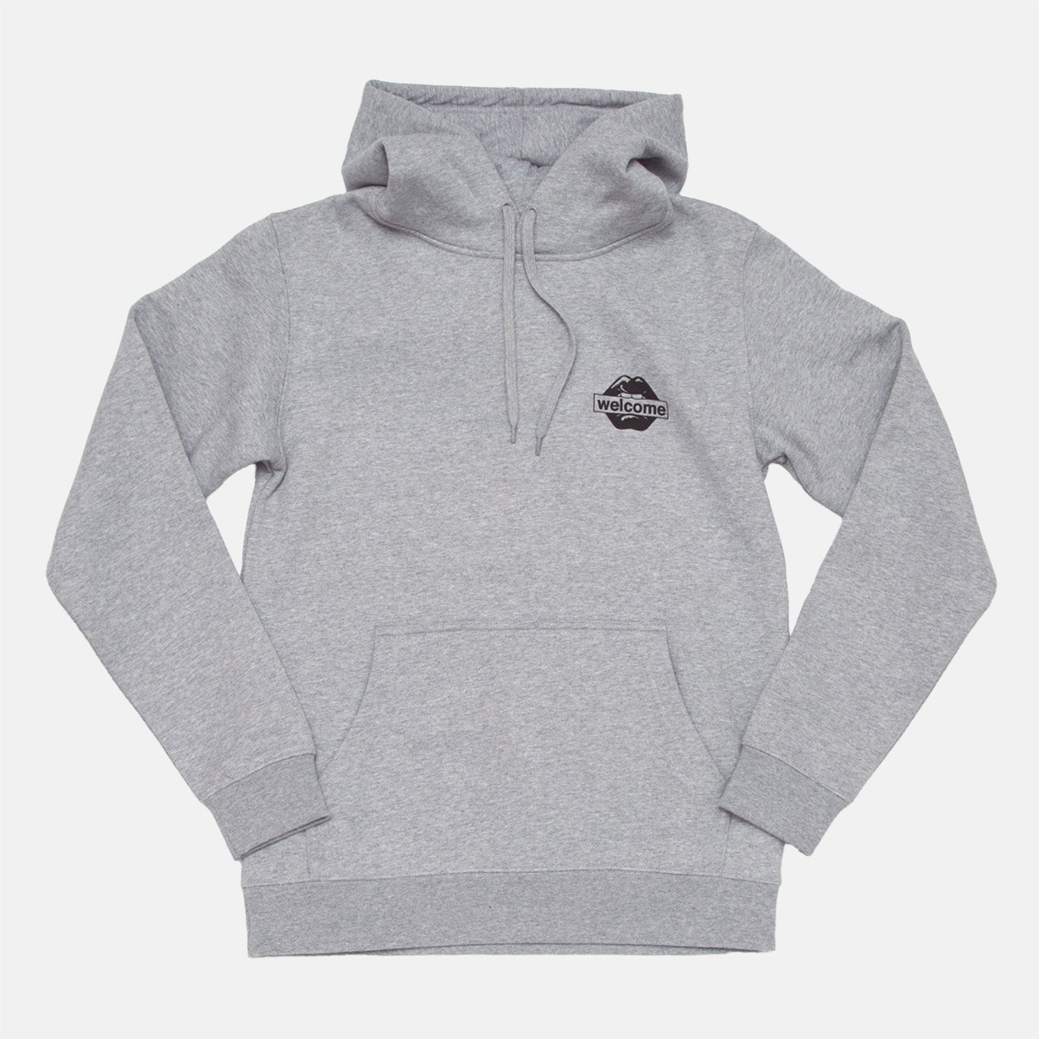 Welcome Skate Store - Lips Hoody - Grey